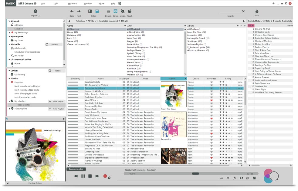 MP3 deluxe MX Screenshot MP3 deluxe MX Screenshot