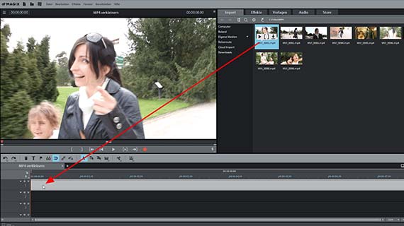 MP4-Video kürzen MP4 verkleinern: Anfang wegschneiden