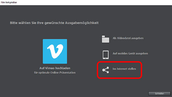 Youtube-Upload YouTube-Video ins Internet stellen